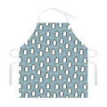 Cartoon Emperor Penguin Pattern Print Adjustable Apron