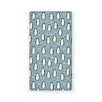 Cartoon Emperor Penguin Pattern Print Baby Crib Sheet