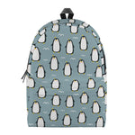Cartoon Emperor Penguin Pattern Print Backpack