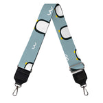 Cartoon Emperor Penguin Pattern Print Bag Strap