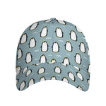 Cartoon Emperor Penguin Pattern Print Baseball Cap