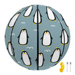 Cartoon Emperor Penguin Pattern Print Basketball