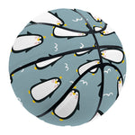 Cartoon Emperor Penguin Pattern Print Basketball