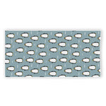 Cartoon Emperor Penguin Pattern Print Beach Towel