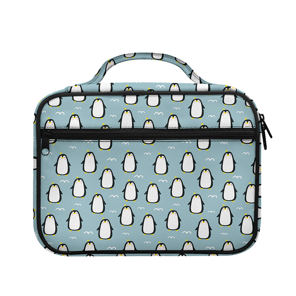 Cartoon Emperor Penguin Pattern Print Briefcase Bible Bag