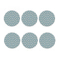 Cartoon Emperor Penguin Pattern Print Coaster Set