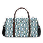Cartoon Emperor Penguin Pattern Print Duffle Bag