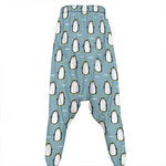 Cartoon Emperor Penguin Pattern Print Hammer Pants