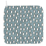 Cartoon Emperor Penguin Pattern Print Hand Towel