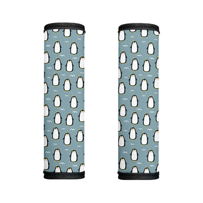 Cartoon Emperor Penguin Pattern Print Handle Covers