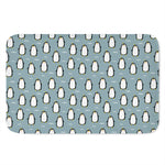 Cartoon Emperor Penguin Pattern Print Indoor Door Mat