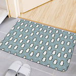 Cartoon Emperor Penguin Pattern Print Indoor Door Mat