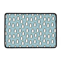 Cartoon Emperor Penguin Pattern Print Kitchen Mat
