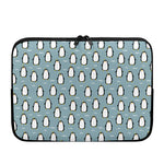 Cartoon Emperor Penguin Pattern Print Laptop Sleeve