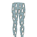 Cartoon Emperor Penguin Pattern Print Men's Leggings