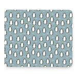 Cartoon Emperor Penguin Pattern Print Mouse Pad
