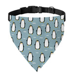 Cartoon Emperor Penguin Pattern Print Over The Collar Dog Bandana