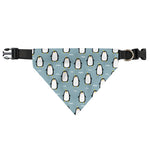 Cartoon Emperor Penguin Pattern Print Over The Collar Dog Bandana