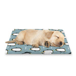 Cartoon Emperor Penguin Pattern Print Pet Cooling Mat Cover