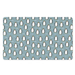 Cartoon Emperor Penguin Pattern Print Polyester Doormat