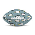 Cartoon Emperor Penguin Pattern Print Rugby Ball