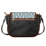 Cartoon Emperor Penguin Pattern Print Saddle Bag