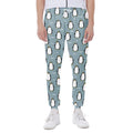 Cartoon Emperor Penguin Pattern Print Joggers