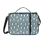 Cartoon Emperor Penguin Pattern Print Shoulder Strap Bible Bag