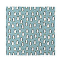 Cartoon Emperor Penguin Pattern Print Silk Bandana