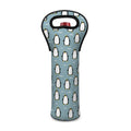 Cartoon Emperor Penguin Pattern Print Single Neoprene Wine Tote