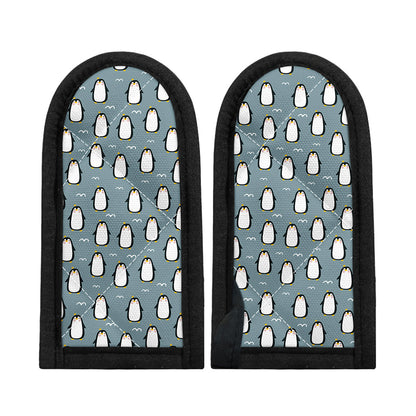 Cartoon Emperor Penguin Pattern Print Skillet Handle Cover