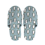 Cartoon Emperor Penguin Pattern Print Slippers