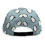 Cartoon Emperor Penguin Pattern Print Snapback Cap