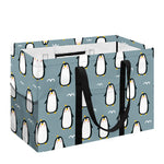 Cartoon Emperor Penguin Pattern Print Utility Tote Bag
