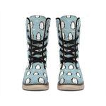 Cartoon Emperor Penguin Pattern Print Winter Boots