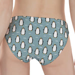 Cartoon Emperor Penguin Pattern Print Women's Panties