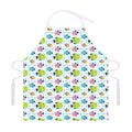 Cartoon Fish Pattern Print Adjustable Apron