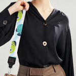 Cartoon Fish Pattern Print Bag Strap