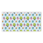Cartoon Fish Pattern Print Beach Towel