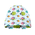 Cartoon Fish Pattern Print Beanie