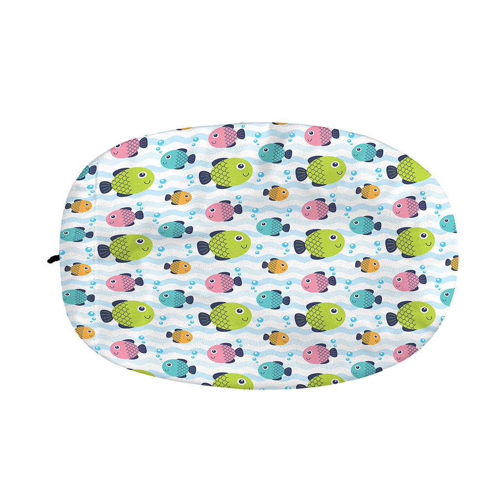 Cartoon Fish Pattern Print Car Side Mirror Covers