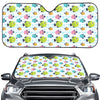 Cartoon Fish Pattern Print Car Windshield Sun Shade