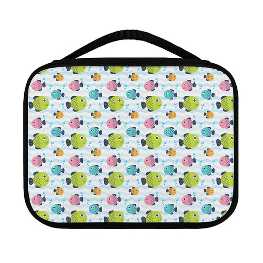 Cartoon Fish Pattern Print Classic Bible Case