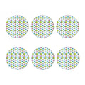 Cartoon Fish Pattern Print Coaster Set