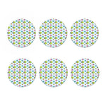 Cartoon Fish Pattern Print Coaster Set