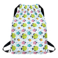 Cartoon Fish Pattern Print Drawstring Backpack