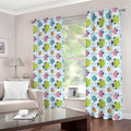 Cartoon Fish Pattern Print Extra Wide Grommet Curtains