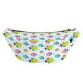 Cartoon Fish Pattern Print Fanny Pack