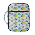 Cartoon Fish Pattern Print Front Pocket Bible Bag