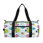 Cartoon Fish Pattern Print Gym Bag
